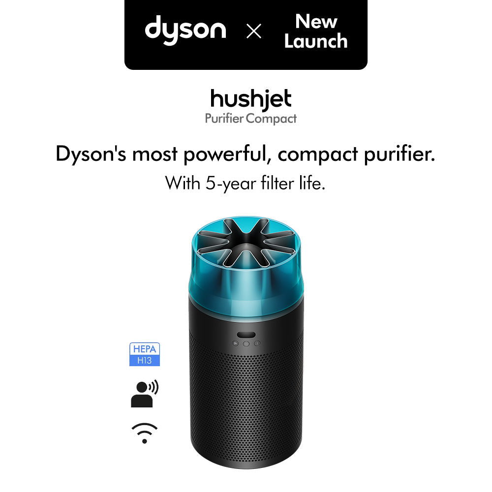 Dyson HushJet ™ Purifier Compact Black/Teal