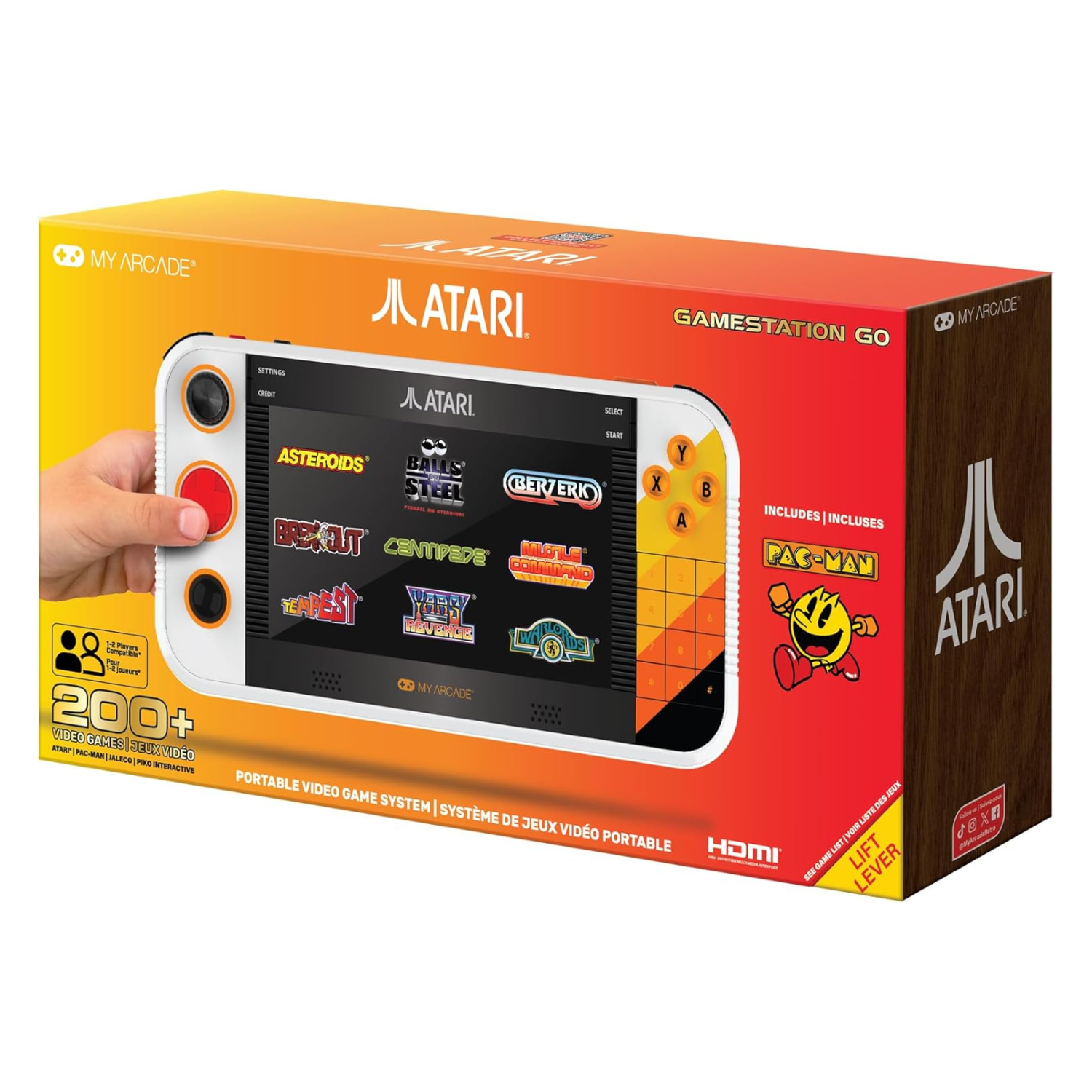 MY ARCADE - Système de Jeux Vidéo Portable Atari Gamestation Go *Boite Ouverte*