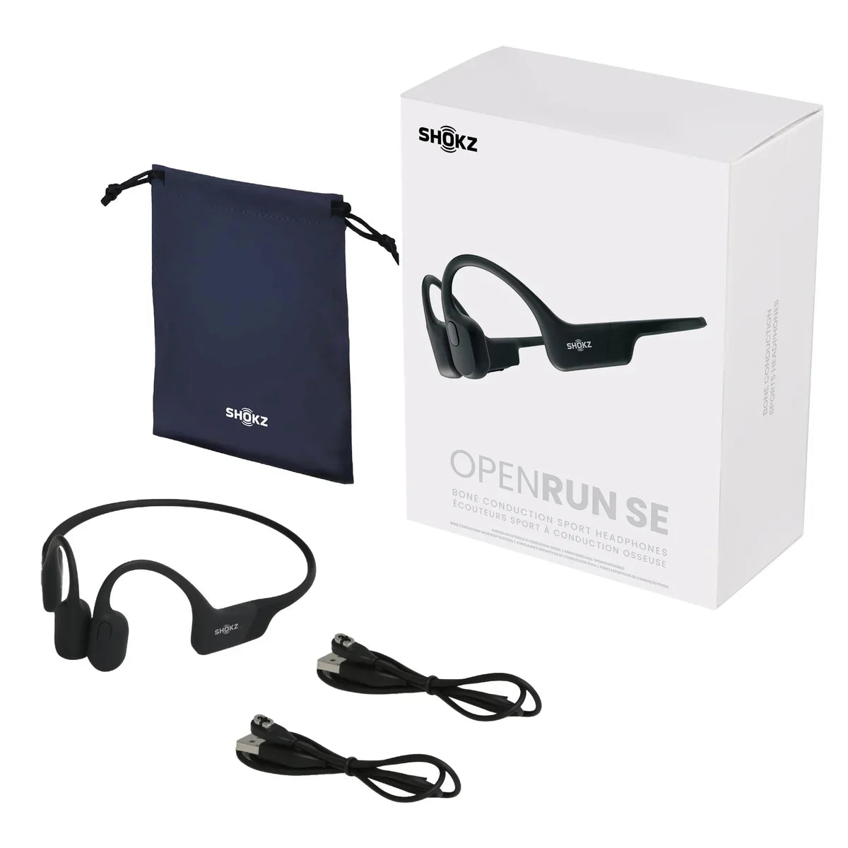 SHOKZ - Écouteurs Sport à Conduction Osseuse Openrun SE *Boite Ouverte*