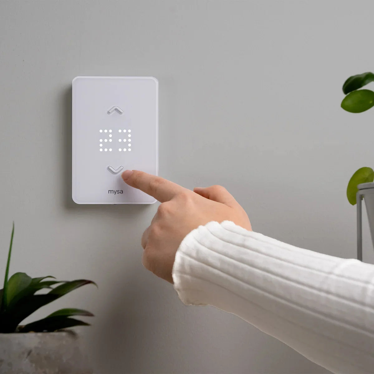MYSA - Paquet de 4 Thermostats Intelligents pour Plinthes Chauffantes Électriques *Boite Ouverte*