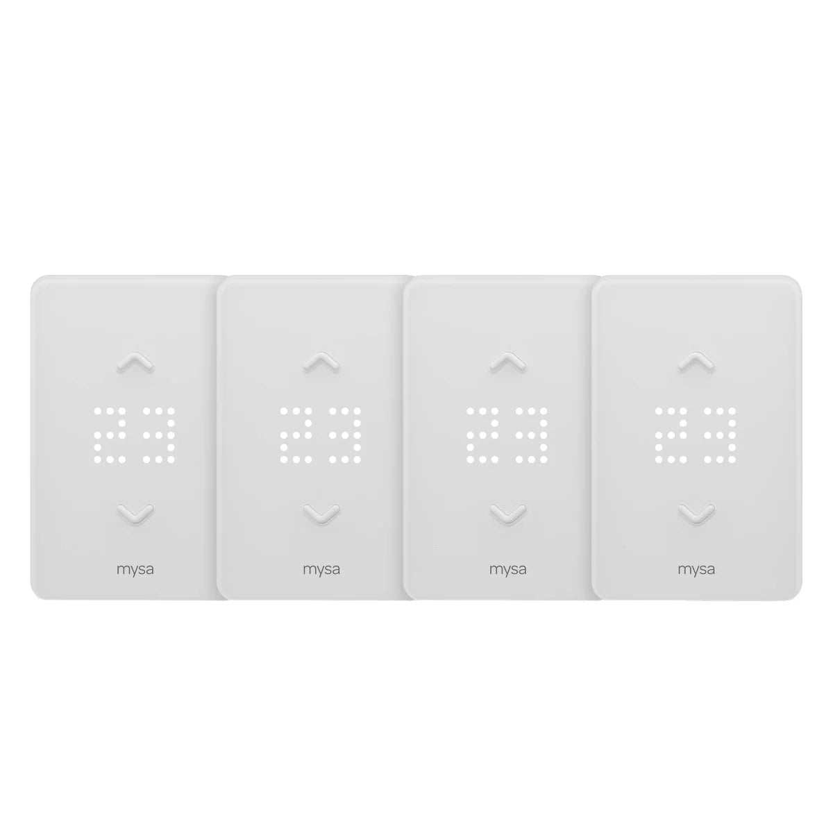 MYSA - Paquet de 4 Thermostats Intelligents pour Plinthes Chauffantes Électriques *Boite Ouverte*