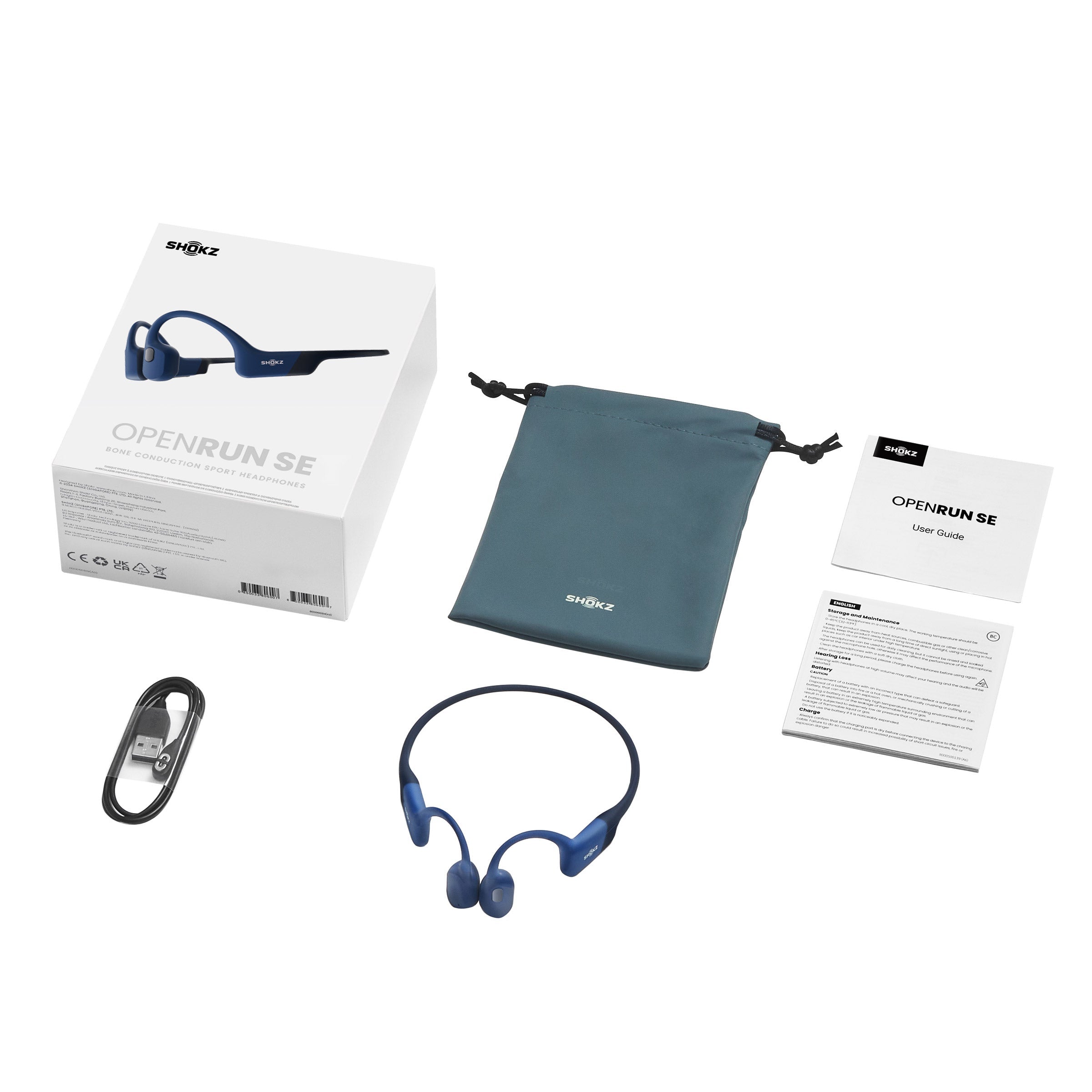SHOKZ - Écouteurs Sport à Conduction Osseuse Openrun SE *Boite Ouverte*