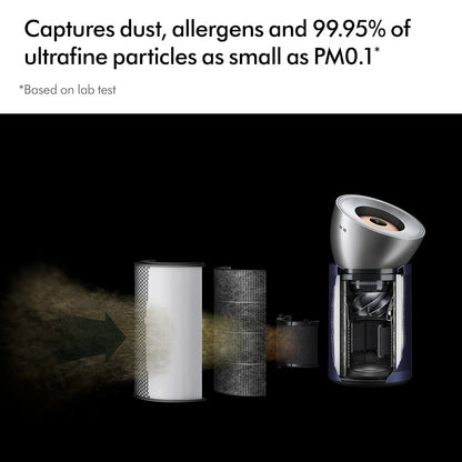 Dyson Purifier Big + Quiet Formaldehyde Air Purifier BP03 (Bright Nickel/Prussian Blue)